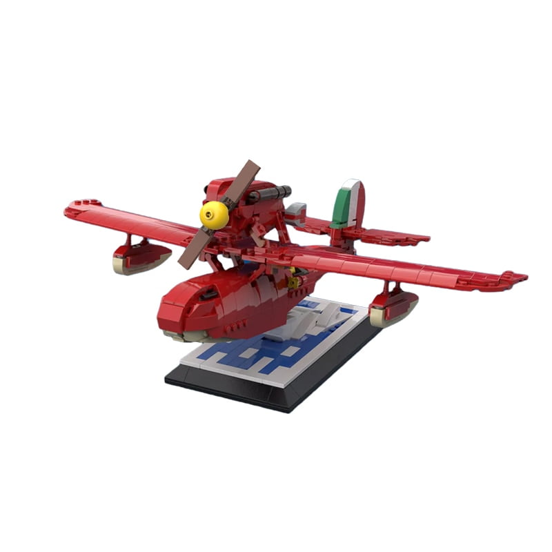 Figura Aereo Lego Rosso