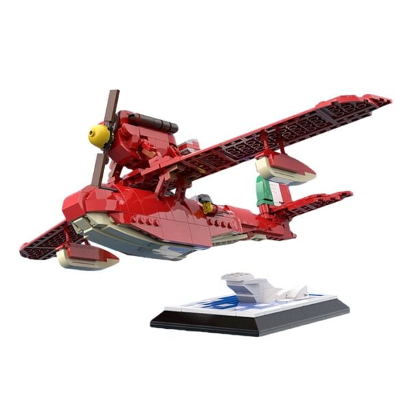 Figura Aereo Lego Rosso