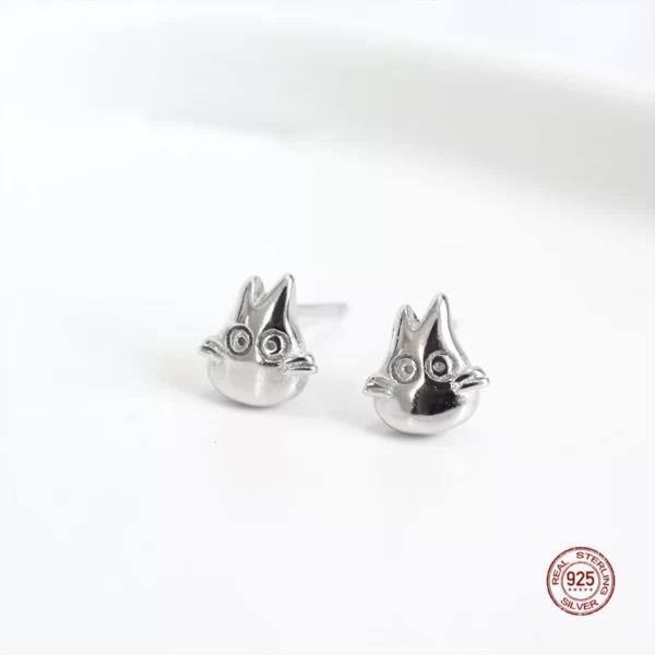 Orecchini in argento Totoro