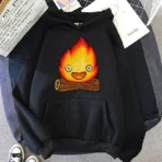 sudadera calcifer negro
