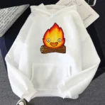 sudadera calcifer blanco