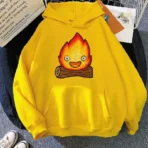 sudadera calcifer amarillo