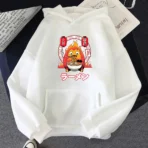 sudadera calcifer ramen blanco