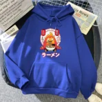 sudadera calcifer ramen azul