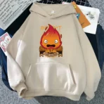 sudadera calcifer leña crema
