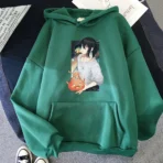 sudadera howl castillo ambulante verde