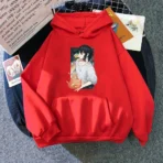 sudadera howl castillo ambulante rojo