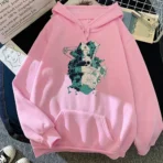 sudadera castillo ambulante rosa