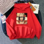 sudadera castillo ambulante personajes rojo