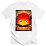 Maglietta Calcifer Castello Errante di Howl