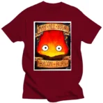 Maglietta Calcifer Castello Errante di Howl