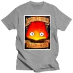 Maglietta Calcifer Castello Errante di Howl