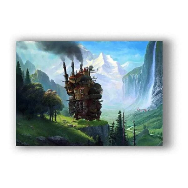 Poster Castello Errante di Howl Valle