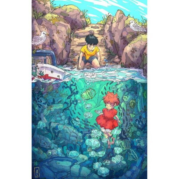 Poster Ponyo Ghibli