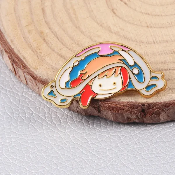 Spilla Ponyo Ghibli