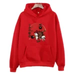 sudadera miyazaki mononoke rojo