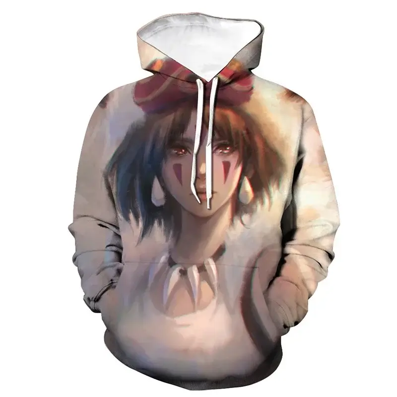 Felpa Principessa Mononoke 3D Felpa Principessa Mononoke 3D