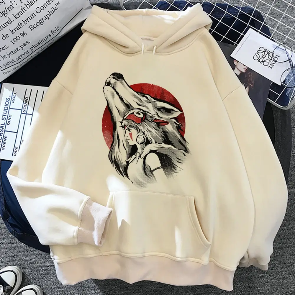 Felpa Principessa Mononoke Combattimento Felpa Principessa Mononoke Combattimento