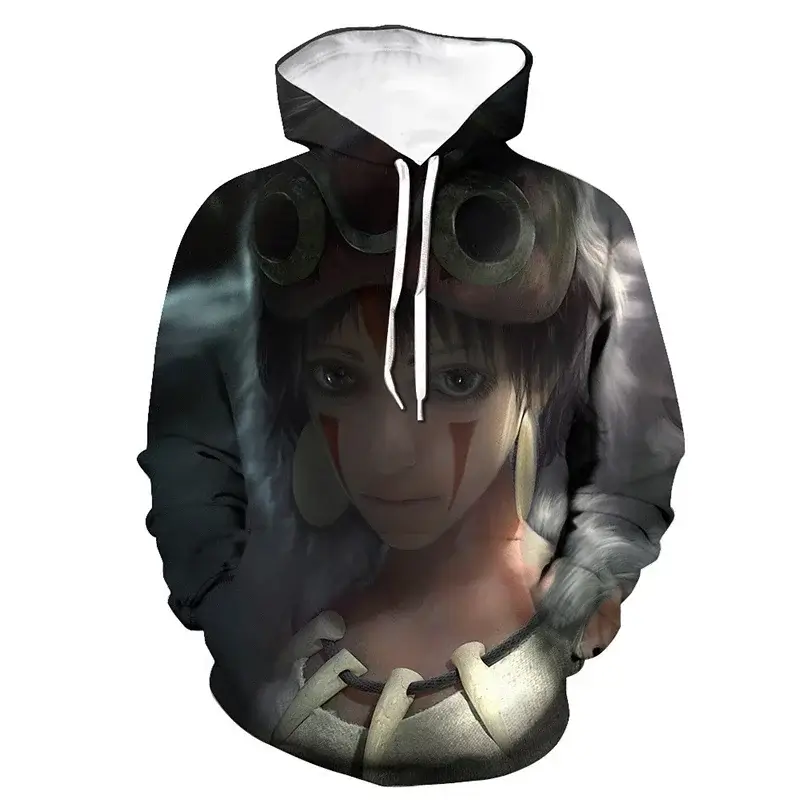 Felpa Principessa Mononoke Ghibli Felpa Principessa Mononoke Ghibli