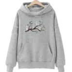 sudadera princesa mononoke kodamas gris