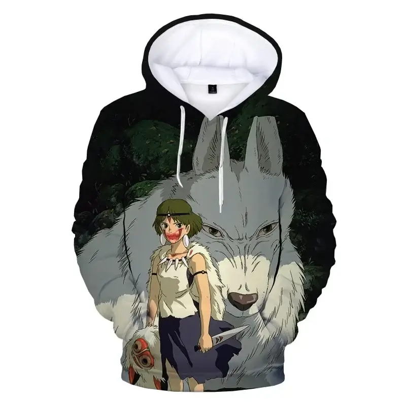 Felpa Principessa Mononoke Lupo Felpa Principessa Mononoke Lupo