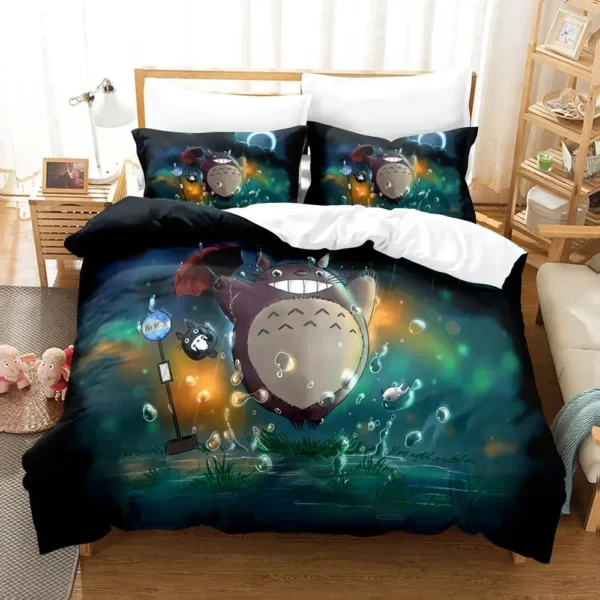 Copripiumino Totoro Pioggia