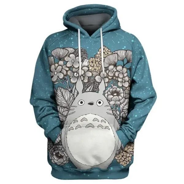 Felpa Totoro Fiori
