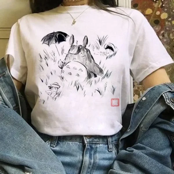 Maglietta Totoro Donna Campagna