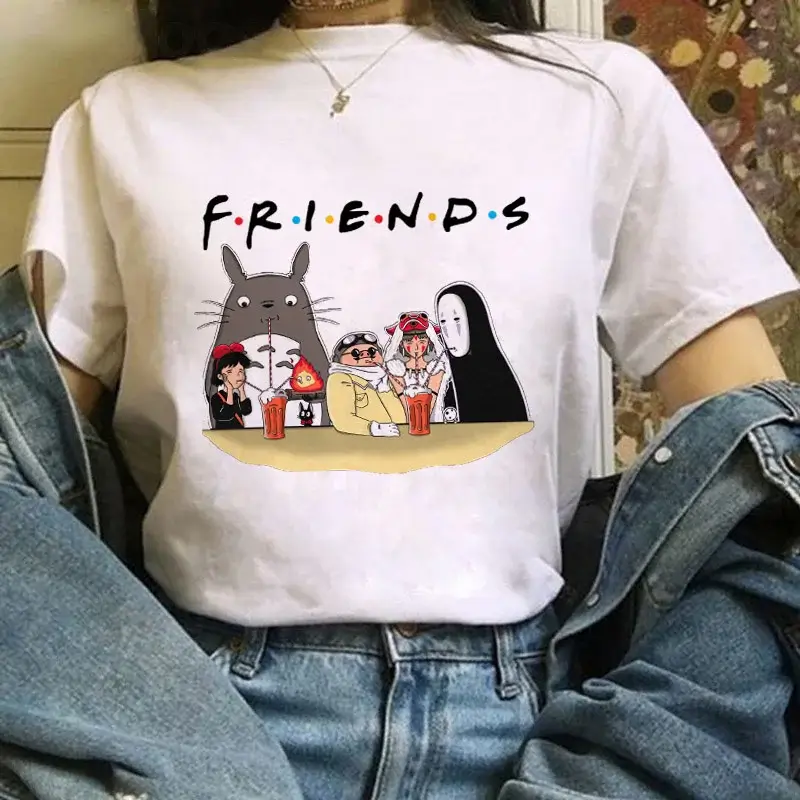 Maglietta Totoro Donna Friends Maglietta Totoro Donna Friends