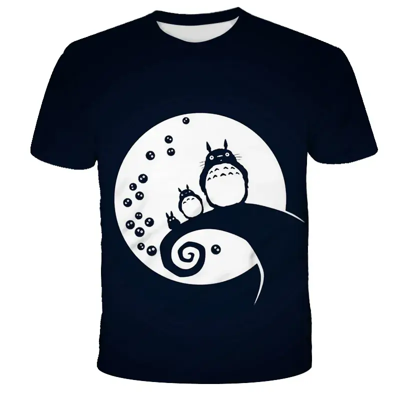 Maglietta Totoro Jack Skellington Maglietta Totoro Jack Skellington