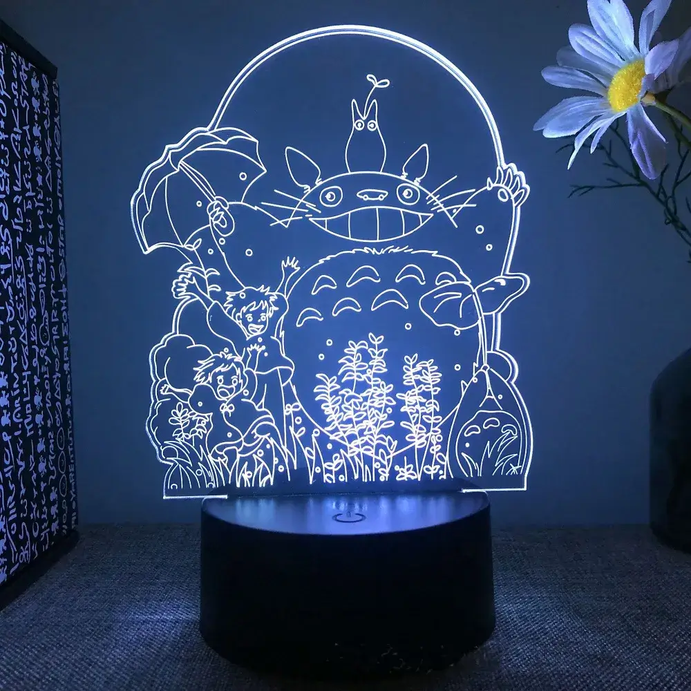 Lampada 3D Totoro Lampada 3D Totoro