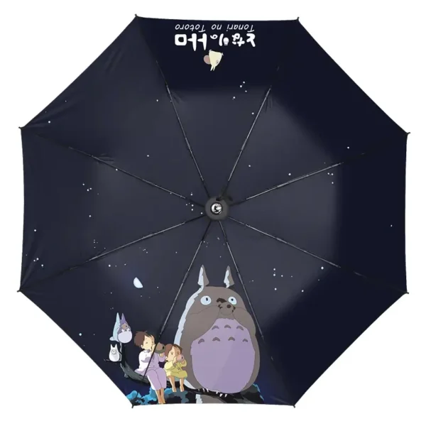 Ombrello Totoro nero