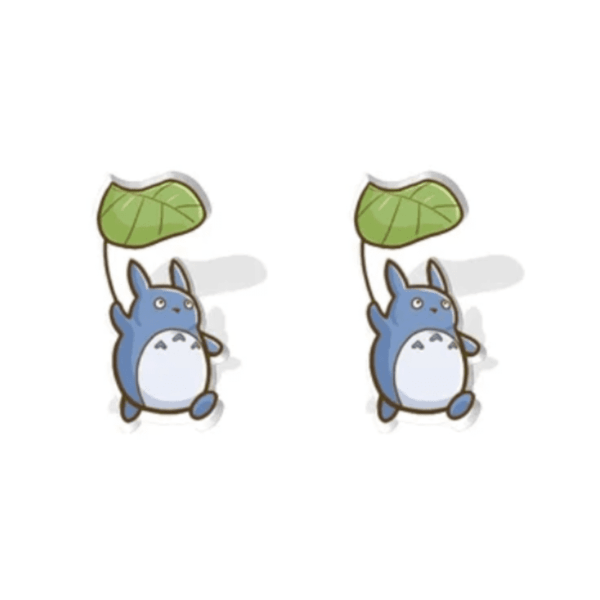 Orecchini Totoro Blu
