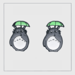 Orecchini Totoro Ombrello