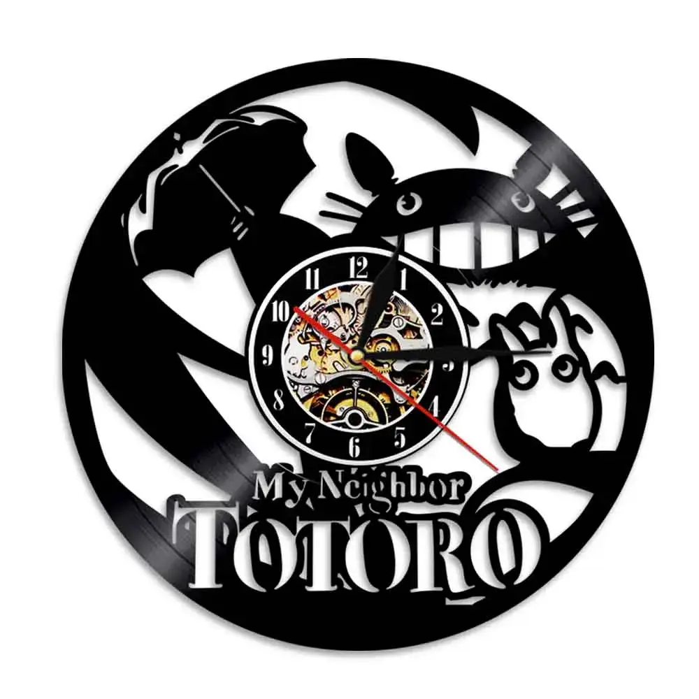 Orologio in vinile Chibi Totoro Orologio in vinile Chibi Totoro