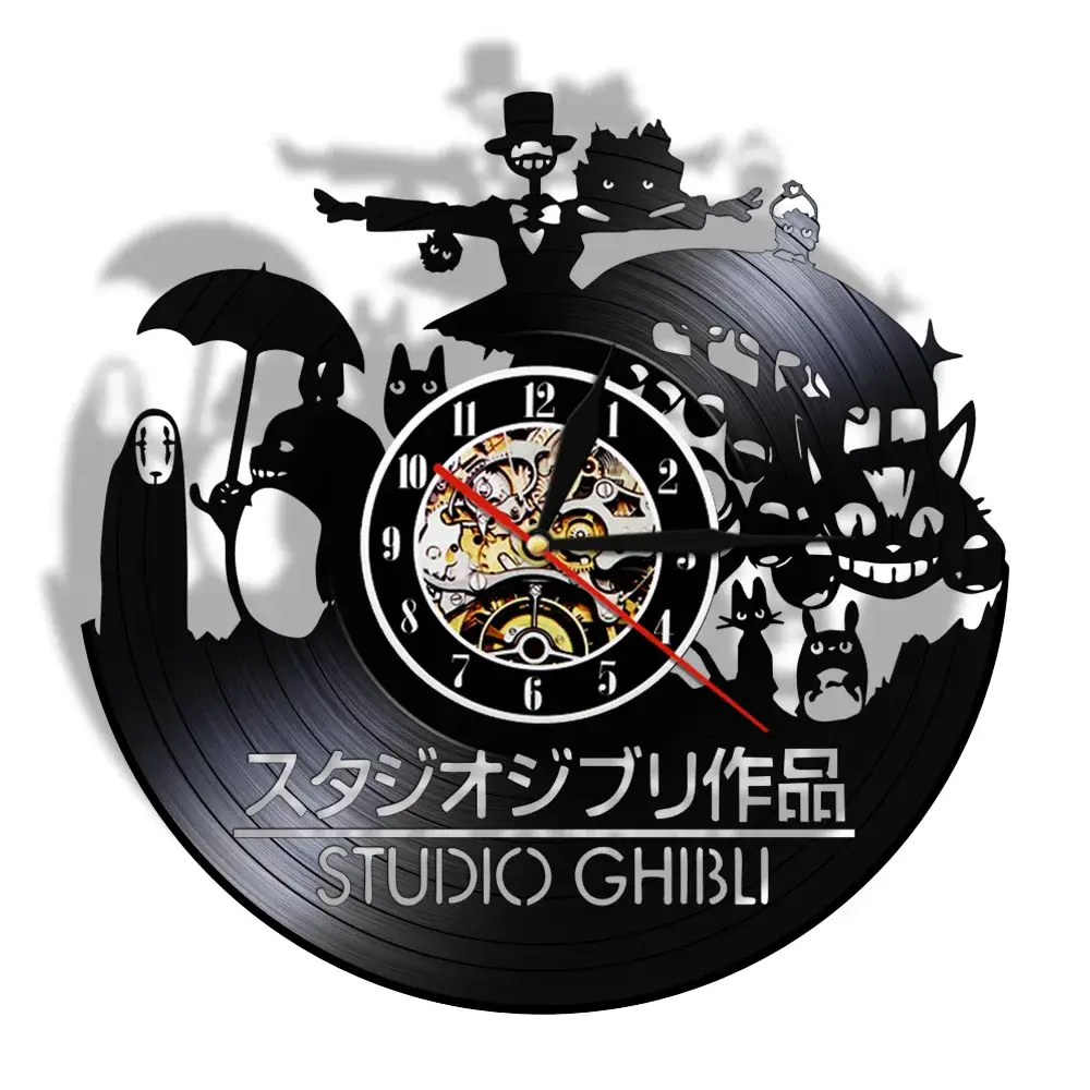 Orologio in vinile Ghibli Orologio in vinile Ghibli