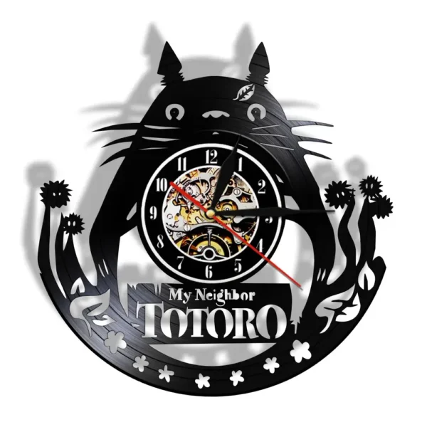 Orologio in vinile Totoro