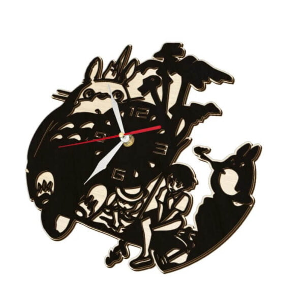 Orologio in vinile Totoro Foresta