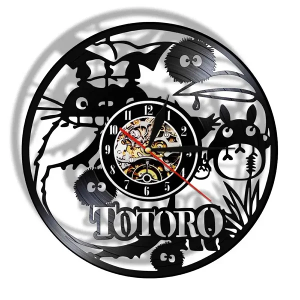 Orologio in vinile Totoro Friends