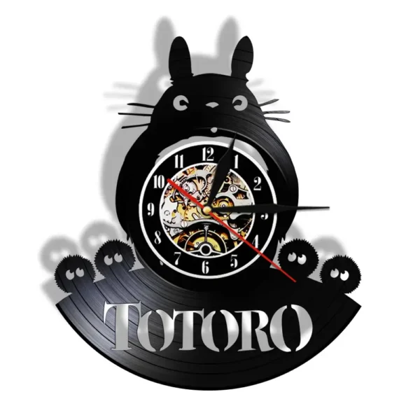Orologio in vinile Totoro Susuwatari