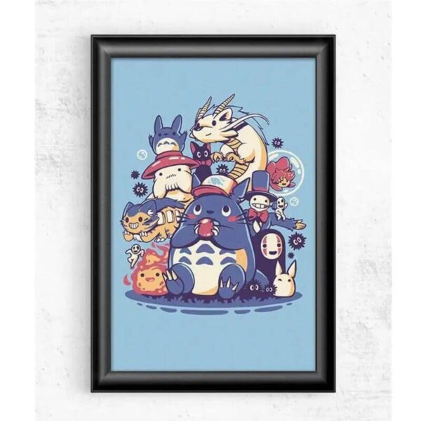 Poster Kawaii Ghibli