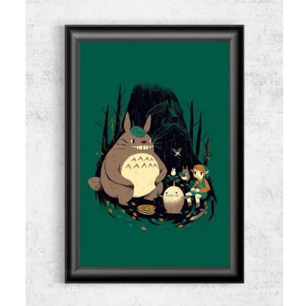 Poster Totoro Foresta