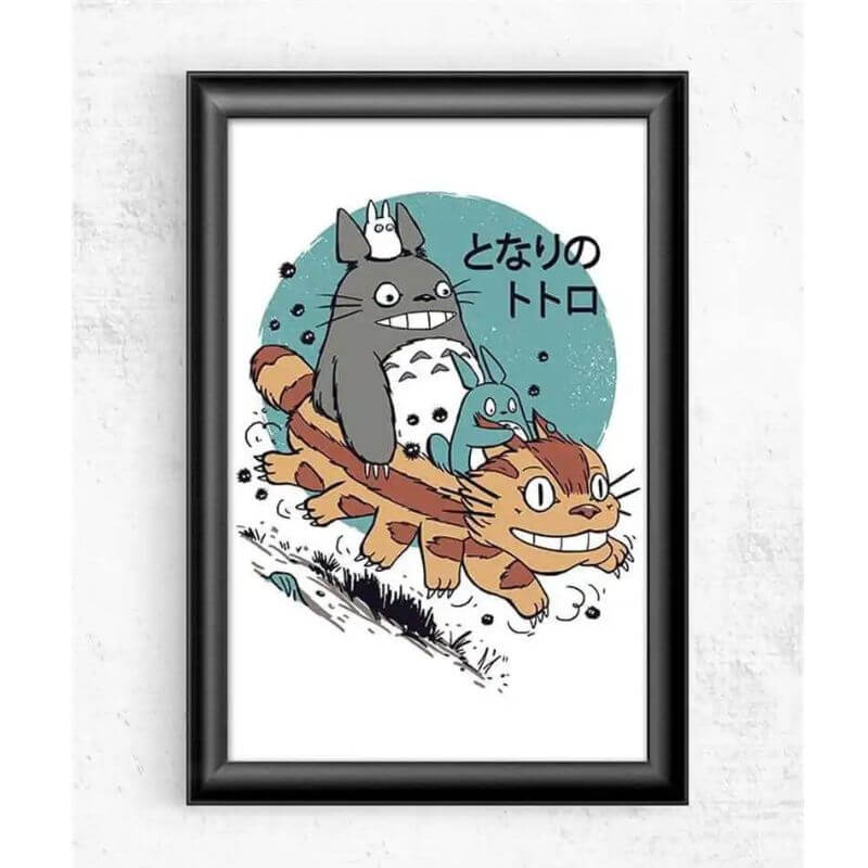 Poster Totoro Friends Poster Totoro Friends