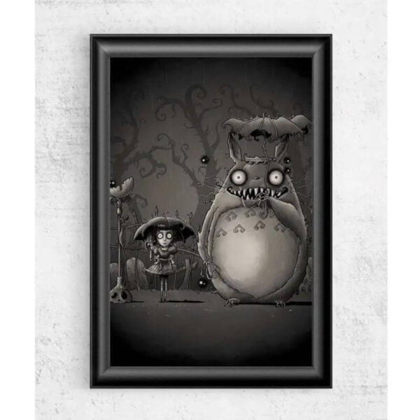 Poster Totoro Orrore