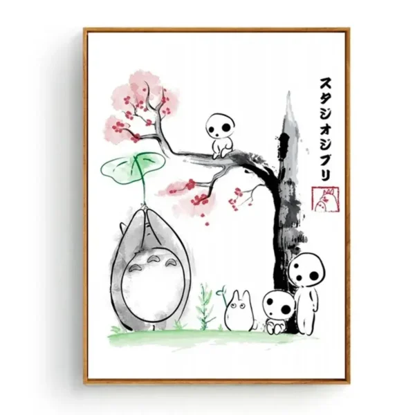 Poster Totoro Spiriti