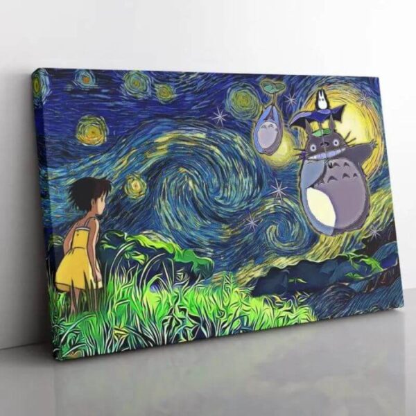 Poster Totoro Van Gogh