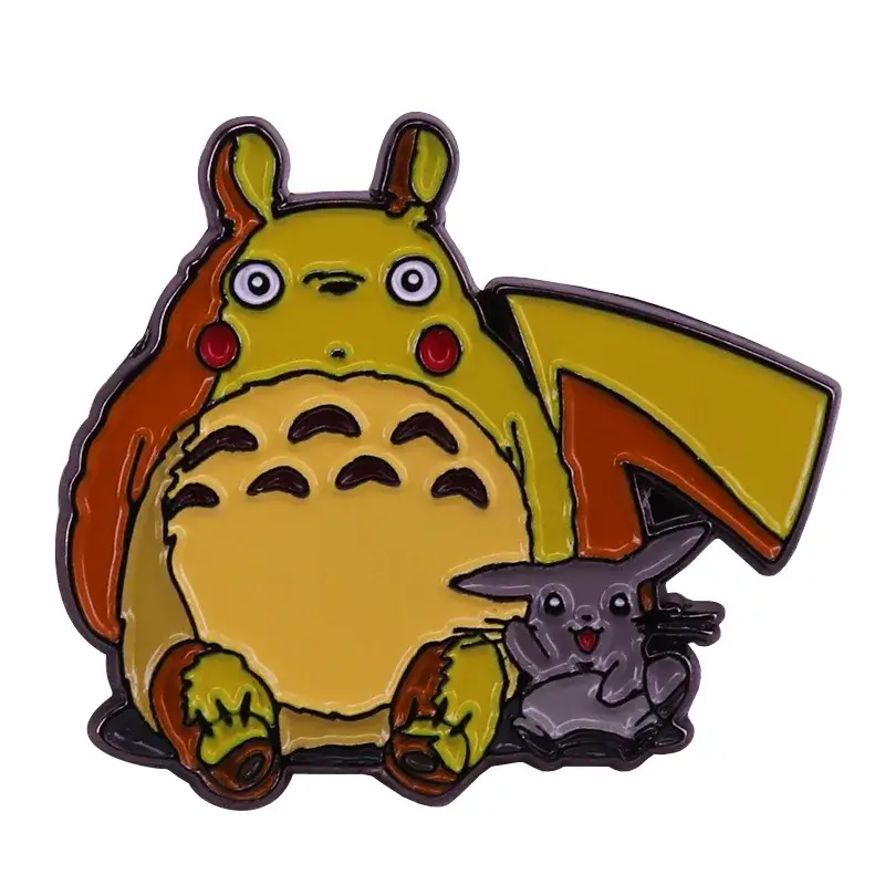 Spilla Totoro Pikachu Spilla Totoro Pikachu