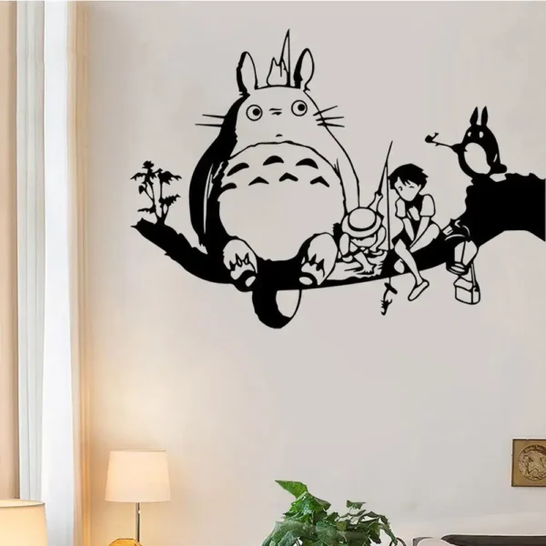 Stickers Totoro Pesca